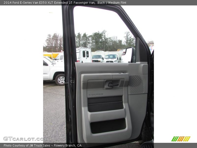 Black / Medium Flint 2014 Ford E-Series Van E350 XLT Extended 15 Passenger Van