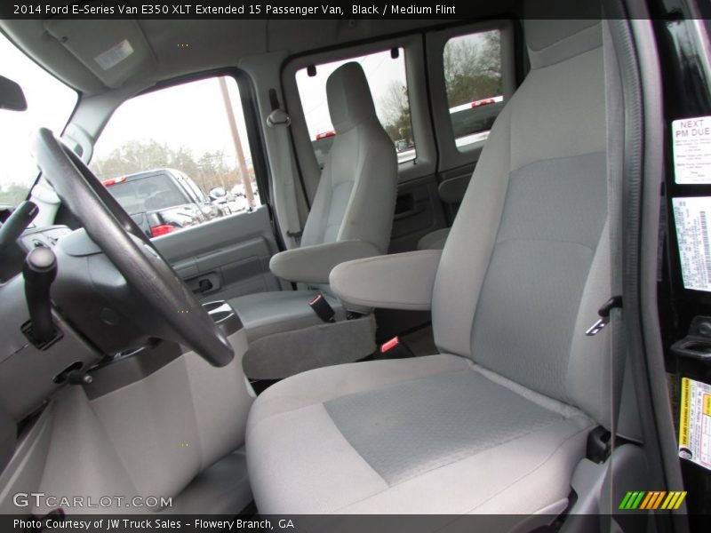 Black / Medium Flint 2014 Ford E-Series Van E350 XLT Extended 15 Passenger Van