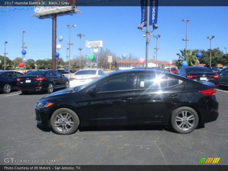 Black / Gray 2017 Hyundai Elantra SE