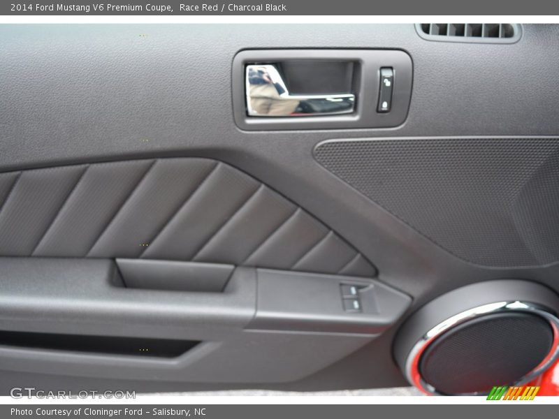 Race Red / Charcoal Black 2014 Ford Mustang V6 Premium Coupe