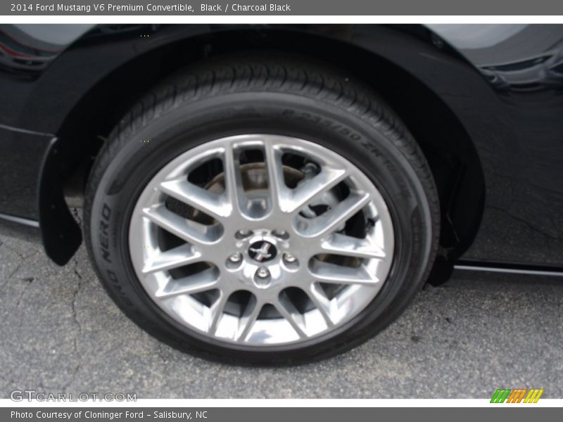 Black / Charcoal Black 2014 Ford Mustang V6 Premium Convertible