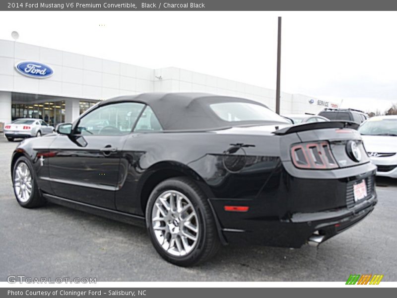 Black / Charcoal Black 2014 Ford Mustang V6 Premium Convertible