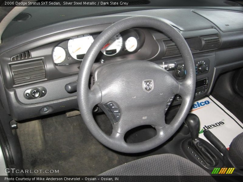Silver Steel Metallic / Dark Slate Grey 2006 Dodge Stratus SXT Sedan
