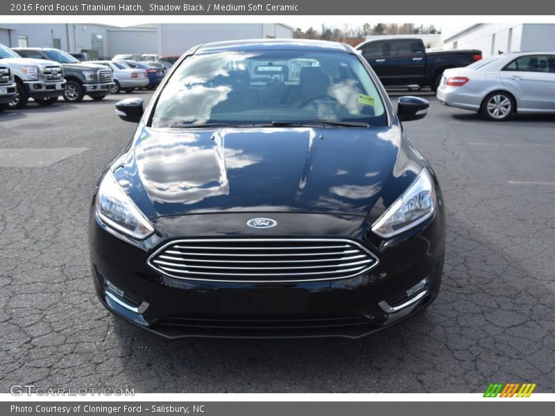 Shadow Black / Medium Soft Ceramic 2016 Ford Focus Titanium Hatch