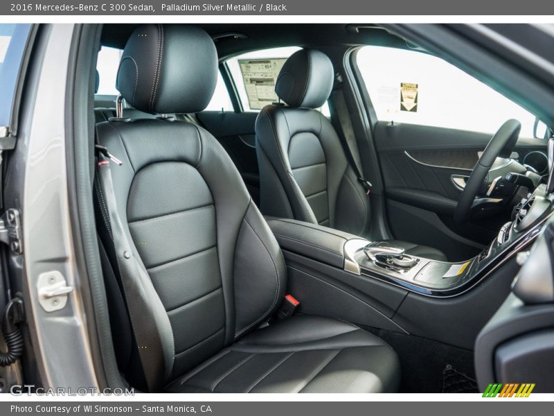 Palladium Silver Metallic / Black 2016 Mercedes-Benz C 300 Sedan
