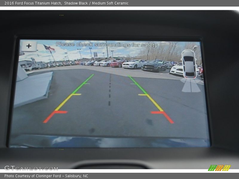 Shadow Black / Medium Soft Ceramic 2016 Ford Focus Titanium Hatch