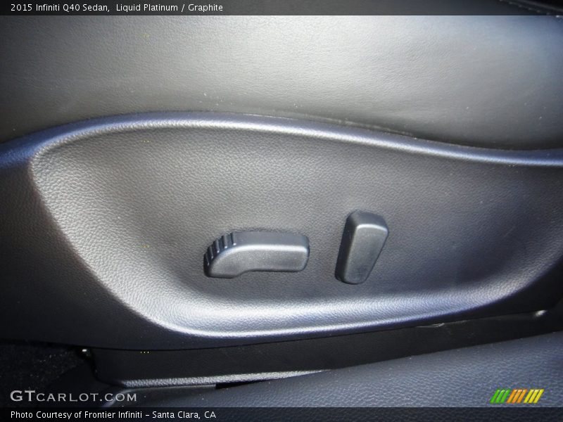 Liquid Platinum / Graphite 2015 Infiniti Q40 Sedan