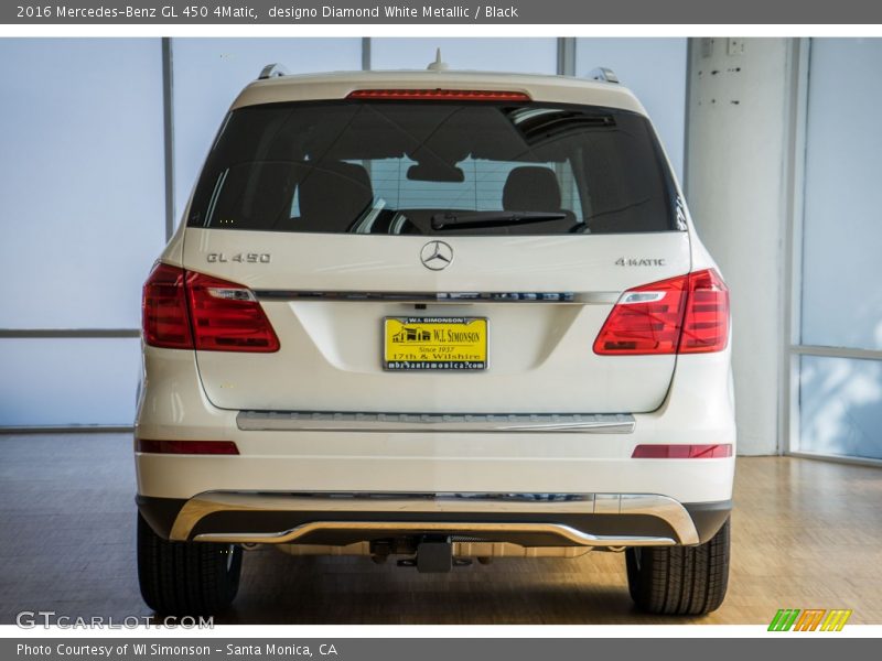designo Diamond White Metallic / Black 2016 Mercedes-Benz GL 450 4Matic