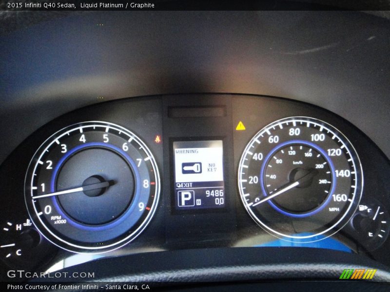 Liquid Platinum / Graphite 2015 Infiniti Q40 Sedan