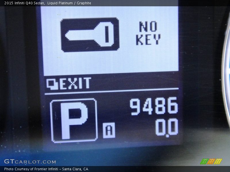 Liquid Platinum / Graphite 2015 Infiniti Q40 Sedan