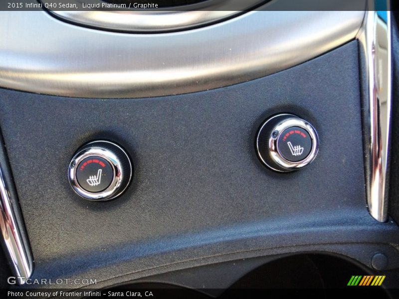Liquid Platinum / Graphite 2015 Infiniti Q40 Sedan