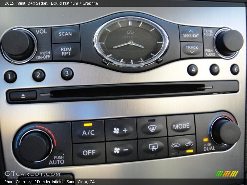 Liquid Platinum / Graphite 2015 Infiniti Q40 Sedan