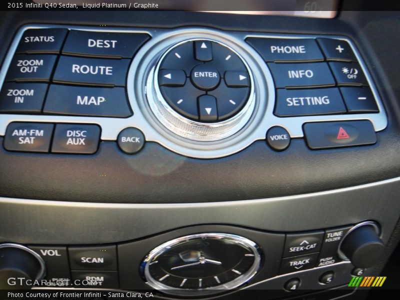 Liquid Platinum / Graphite 2015 Infiniti Q40 Sedan