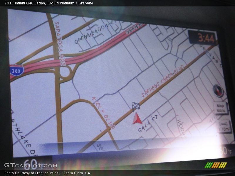 Liquid Platinum / Graphite 2015 Infiniti Q40 Sedan