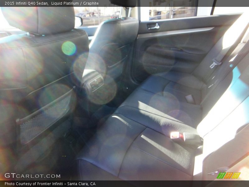 Liquid Platinum / Graphite 2015 Infiniti Q40 Sedan
