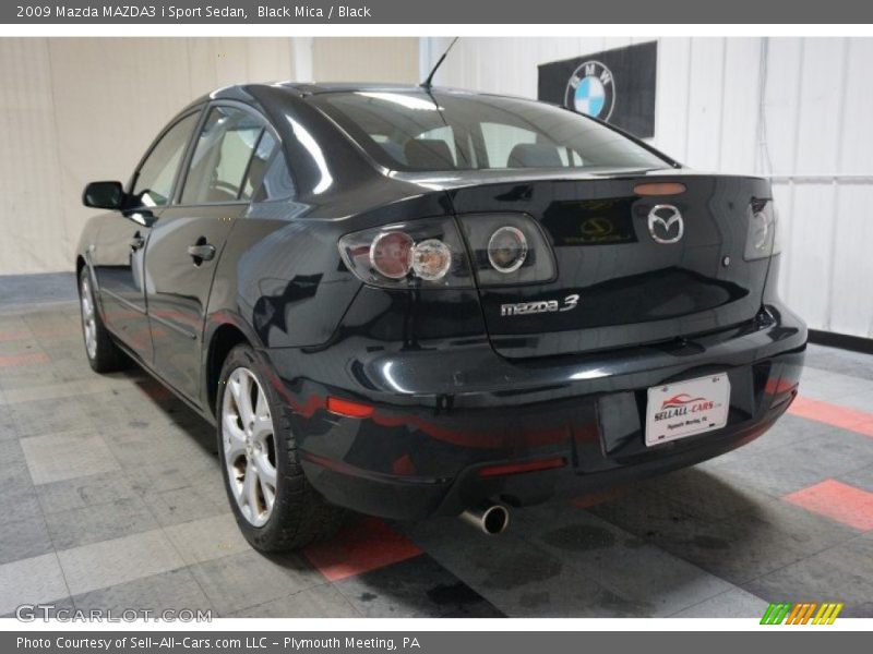 Black Mica / Black 2009 Mazda MAZDA3 i Sport Sedan