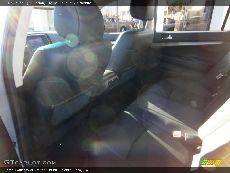 Liquid Platinum / Graphite 2015 Infiniti Q40 Sedan