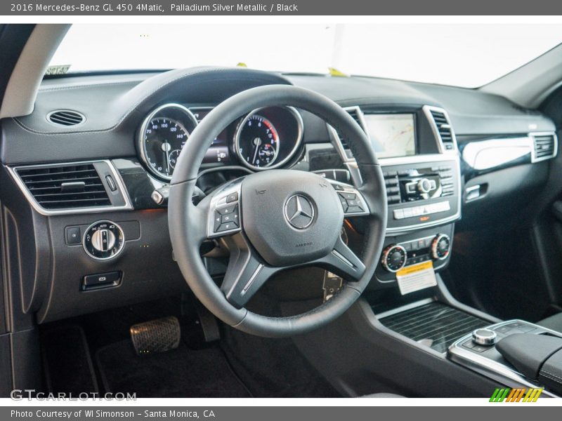 Palladium Silver Metallic / Black 2016 Mercedes-Benz GL 450 4Matic