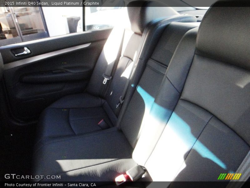 Liquid Platinum / Graphite 2015 Infiniti Q40 Sedan