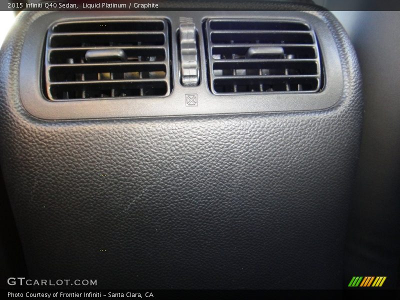 Liquid Platinum / Graphite 2015 Infiniti Q40 Sedan