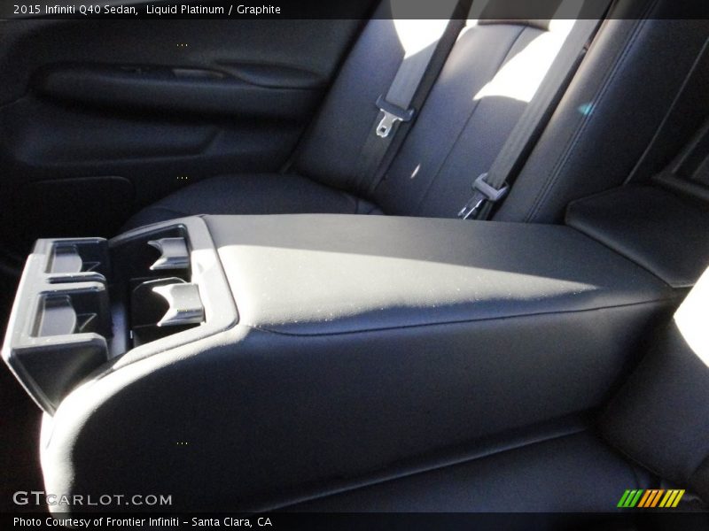 Liquid Platinum / Graphite 2015 Infiniti Q40 Sedan