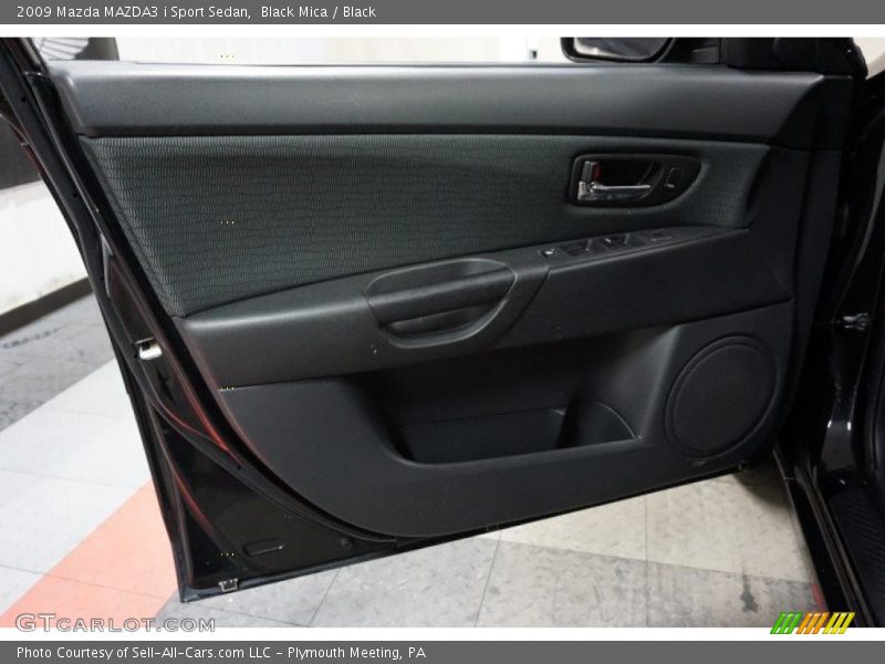 Black Mica / Black 2009 Mazda MAZDA3 i Sport Sedan