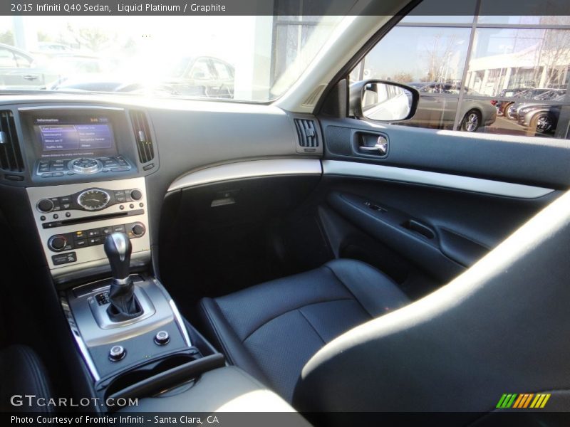 Liquid Platinum / Graphite 2015 Infiniti Q40 Sedan