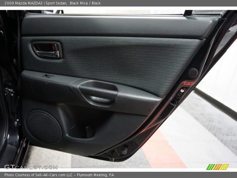 Black Mica / Black 2009 Mazda MAZDA3 i Sport Sedan