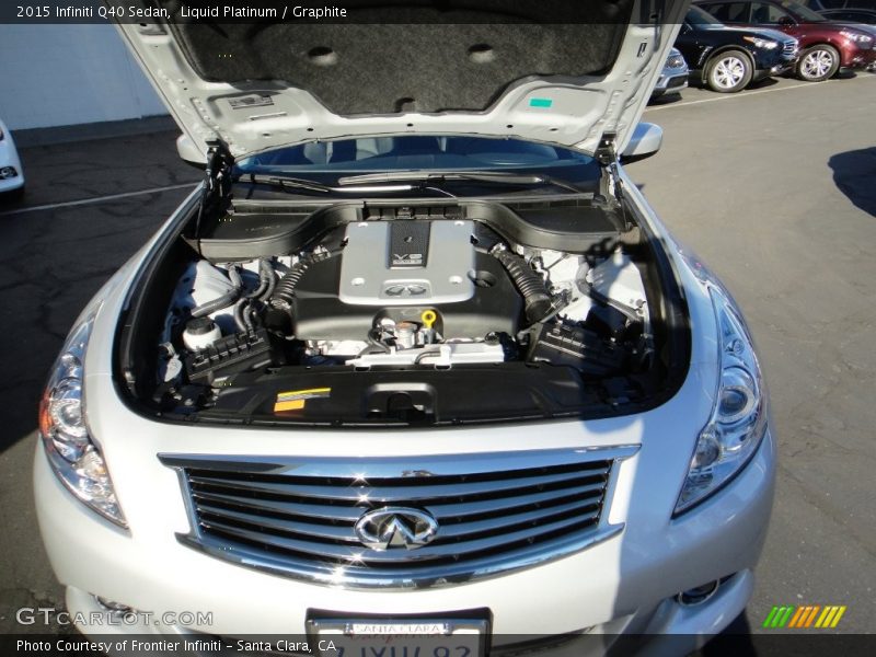 Liquid Platinum / Graphite 2015 Infiniti Q40 Sedan