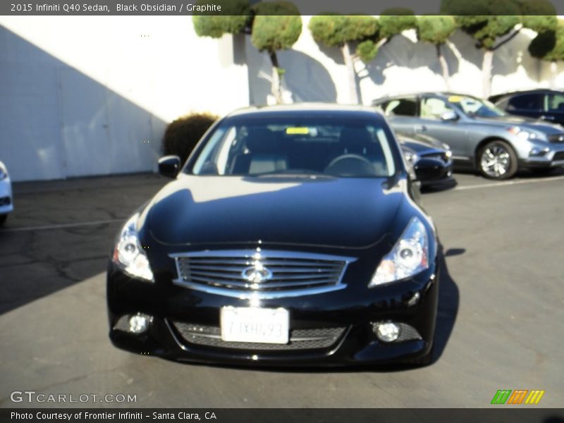Black Obsidian / Graphite 2015 Infiniti Q40 Sedan