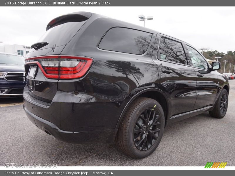 Brilliant Black Crystal Pearl / Black 2016 Dodge Durango SXT