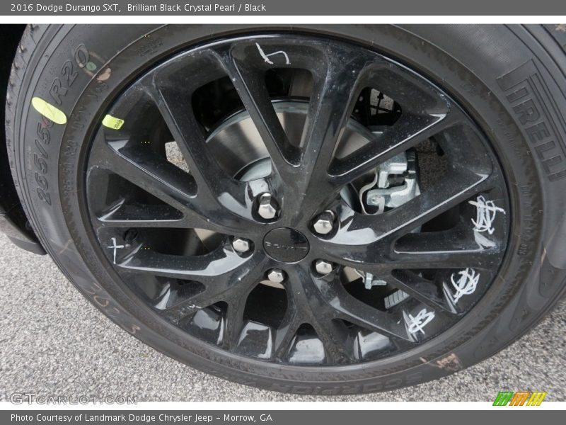 Brilliant Black Crystal Pearl / Black 2016 Dodge Durango SXT