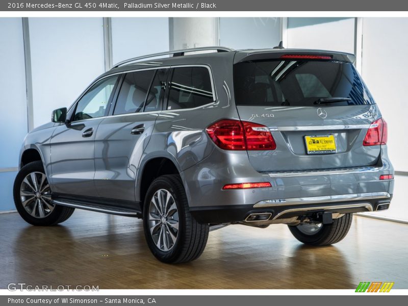 Palladium Silver Metallic / Black 2016 Mercedes-Benz GL 450 4Matic