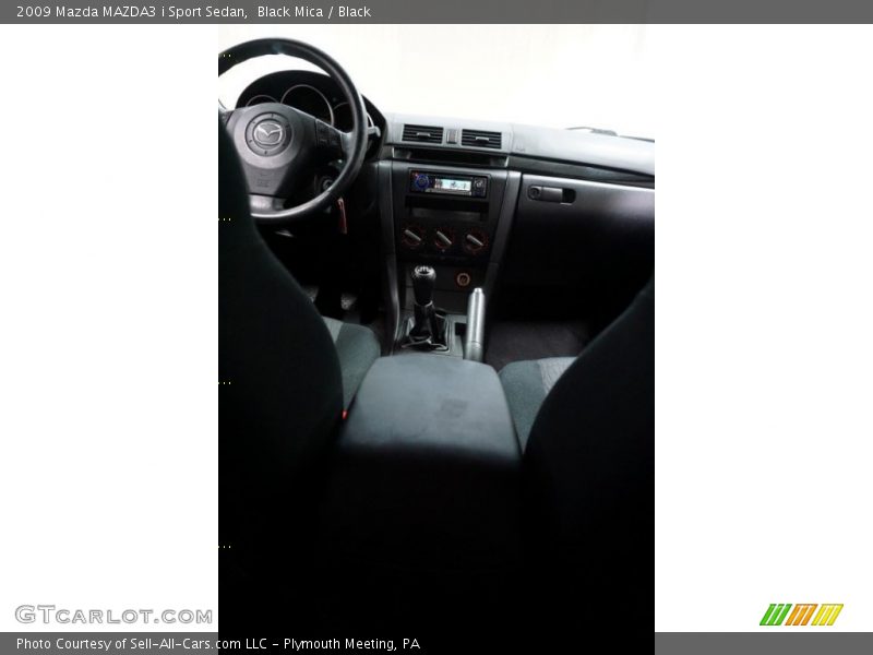 Black Mica / Black 2009 Mazda MAZDA3 i Sport Sedan
