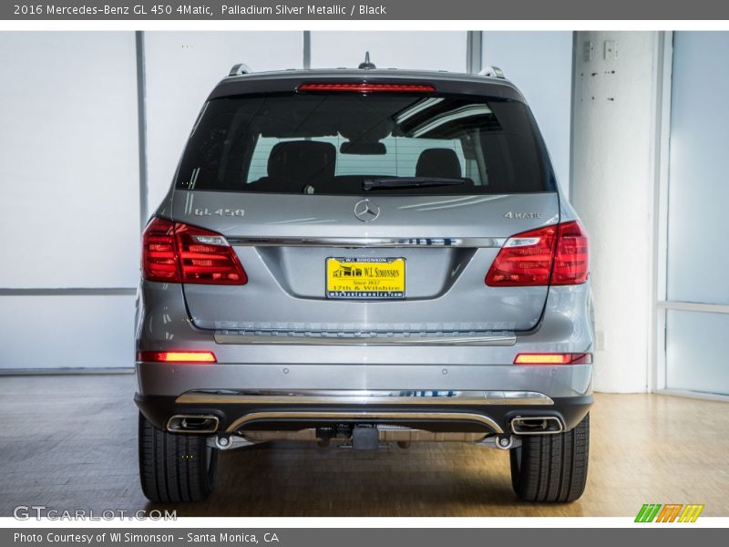 Palladium Silver Metallic / Black 2016 Mercedes-Benz GL 450 4Matic