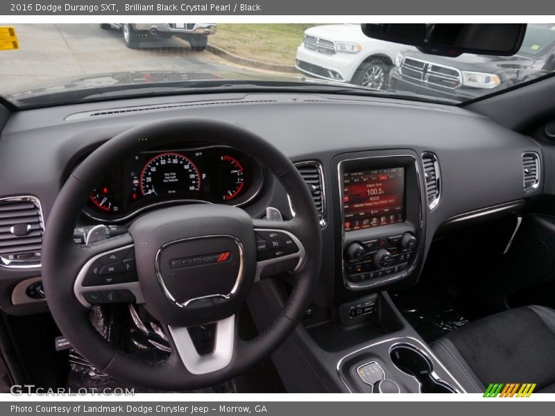 Brilliant Black Crystal Pearl / Black 2016 Dodge Durango SXT