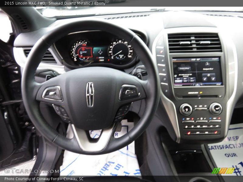 Smoked Quartz Metallic / Ebony 2015 Lincoln MKC FWD