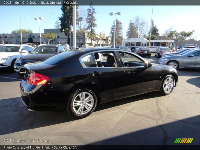 Black Obsidian / Graphite 2015 Infiniti Q40 Sedan
