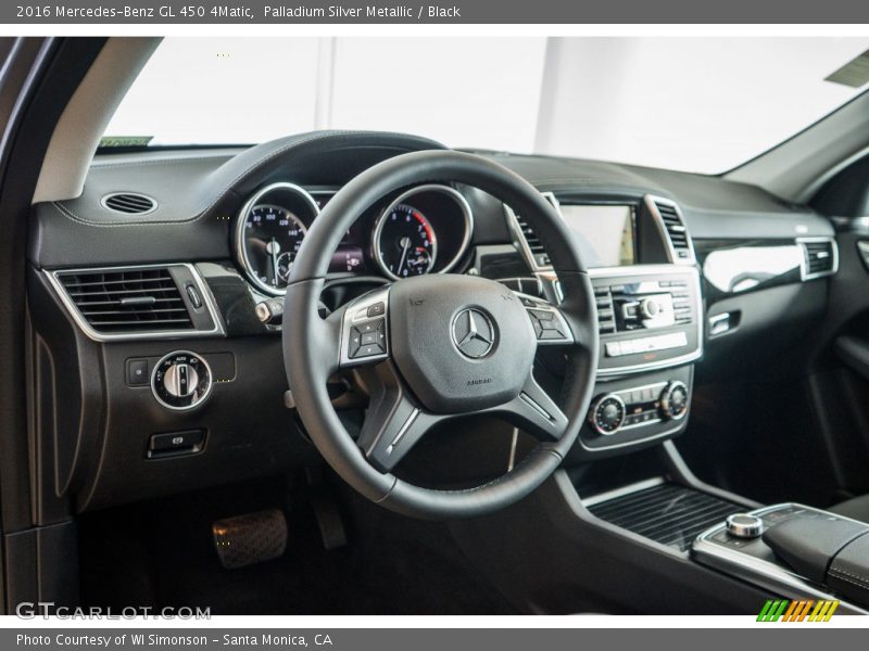 Palladium Silver Metallic / Black 2016 Mercedes-Benz GL 450 4Matic