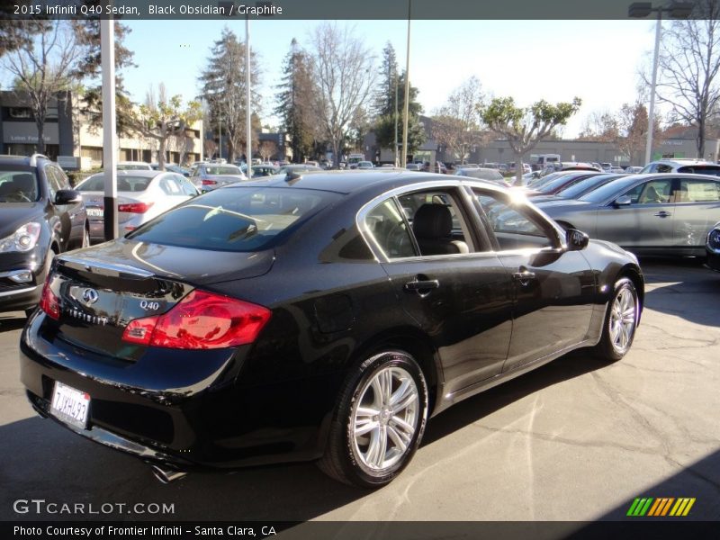 Black Obsidian / Graphite 2015 Infiniti Q40 Sedan