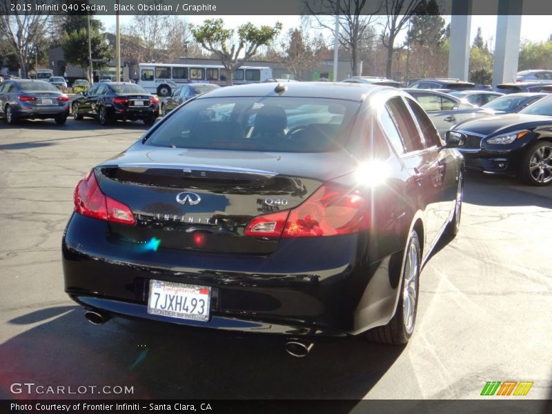 Black Obsidian / Graphite 2015 Infiniti Q40 Sedan