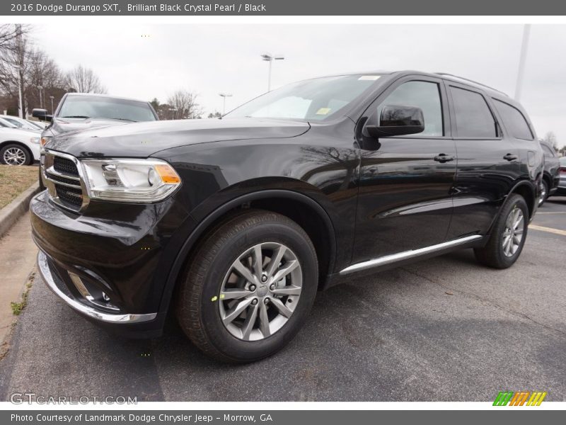 Brilliant Black Crystal Pearl / Black 2016 Dodge Durango SXT