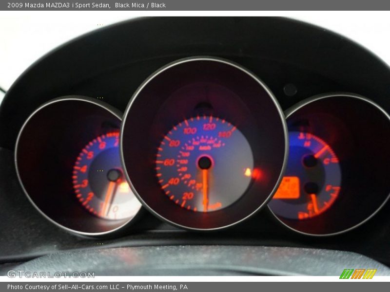 Black Mica / Black 2009 Mazda MAZDA3 i Sport Sedan