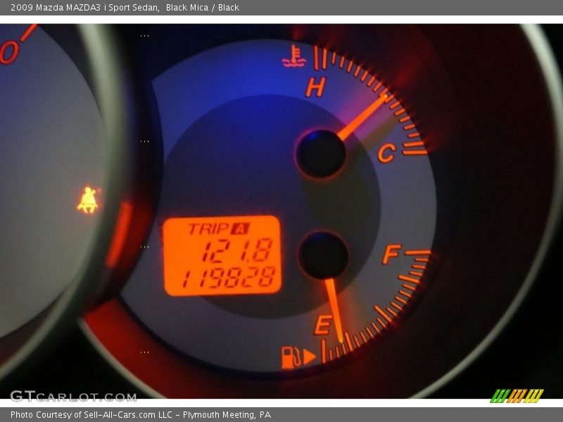Black Mica / Black 2009 Mazda MAZDA3 i Sport Sedan