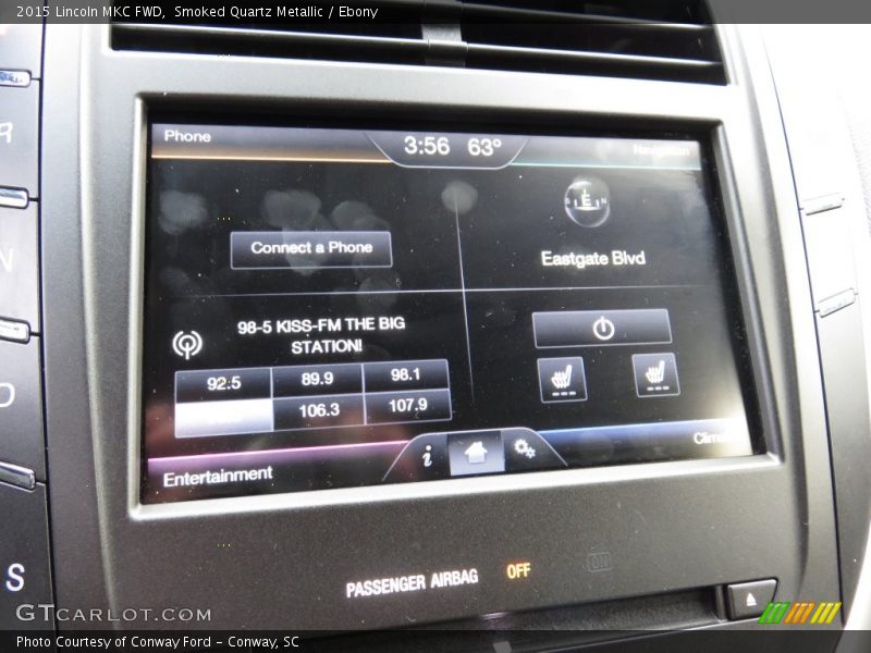 Smoked Quartz Metallic / Ebony 2015 Lincoln MKC FWD