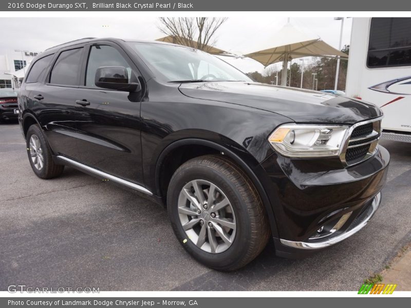Brilliant Black Crystal Pearl / Black 2016 Dodge Durango SXT