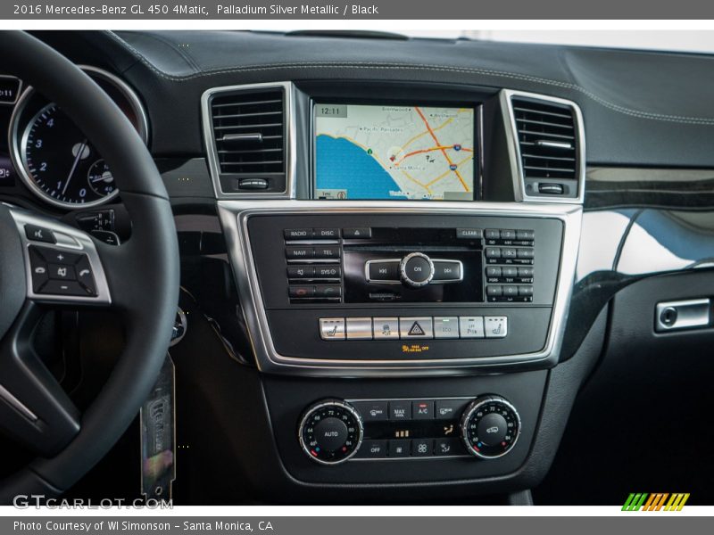 Palladium Silver Metallic / Black 2016 Mercedes-Benz GL 450 4Matic