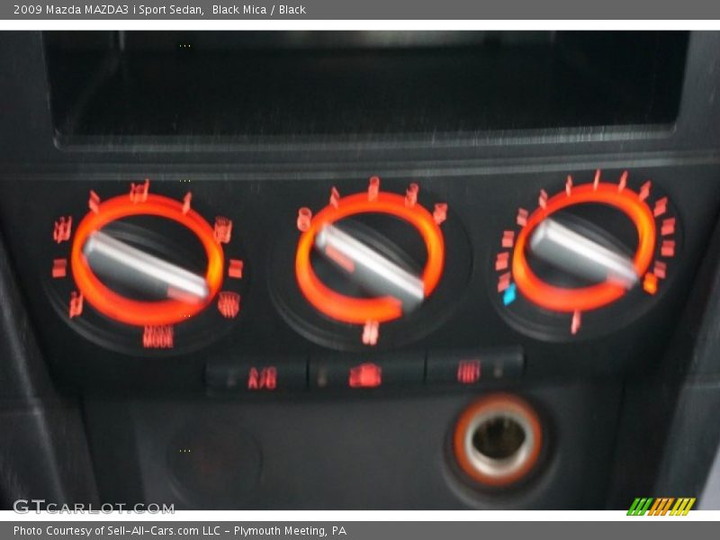 Black Mica / Black 2009 Mazda MAZDA3 i Sport Sedan