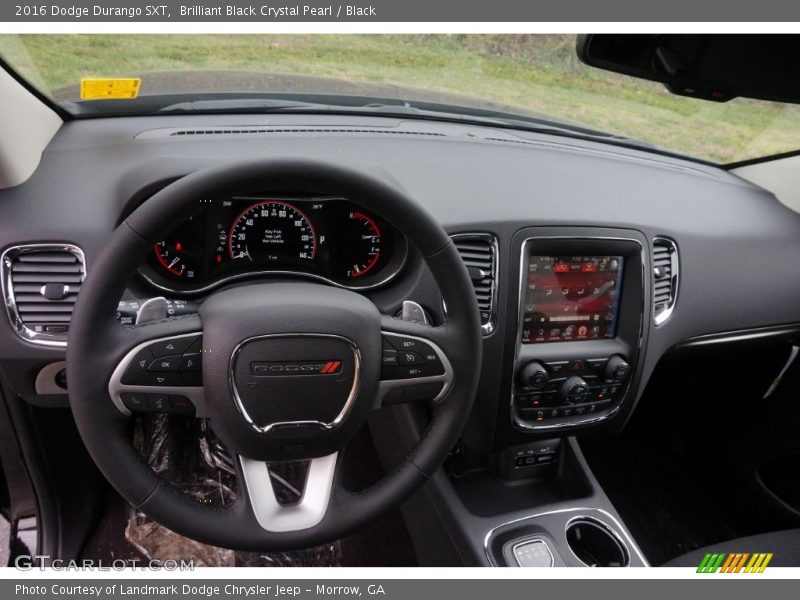 Brilliant Black Crystal Pearl / Black 2016 Dodge Durango SXT