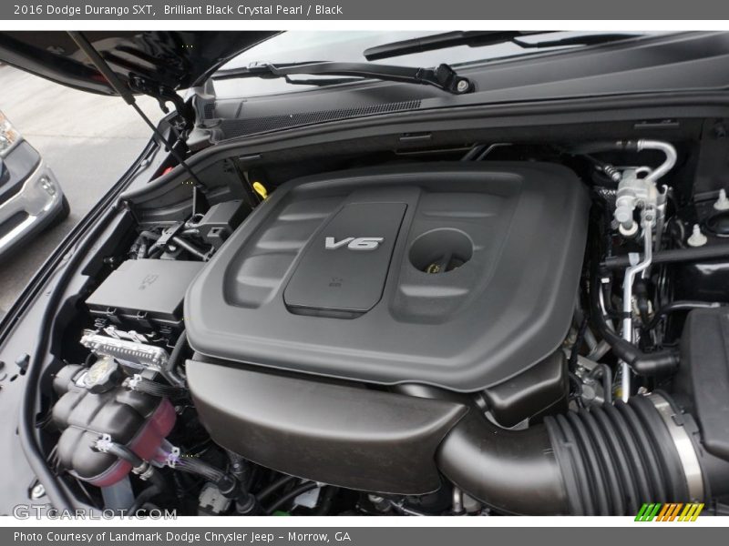 Brilliant Black Crystal Pearl / Black 2016 Dodge Durango SXT